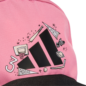 Adidas Little Kids Doodle Backpack - Pink/Black