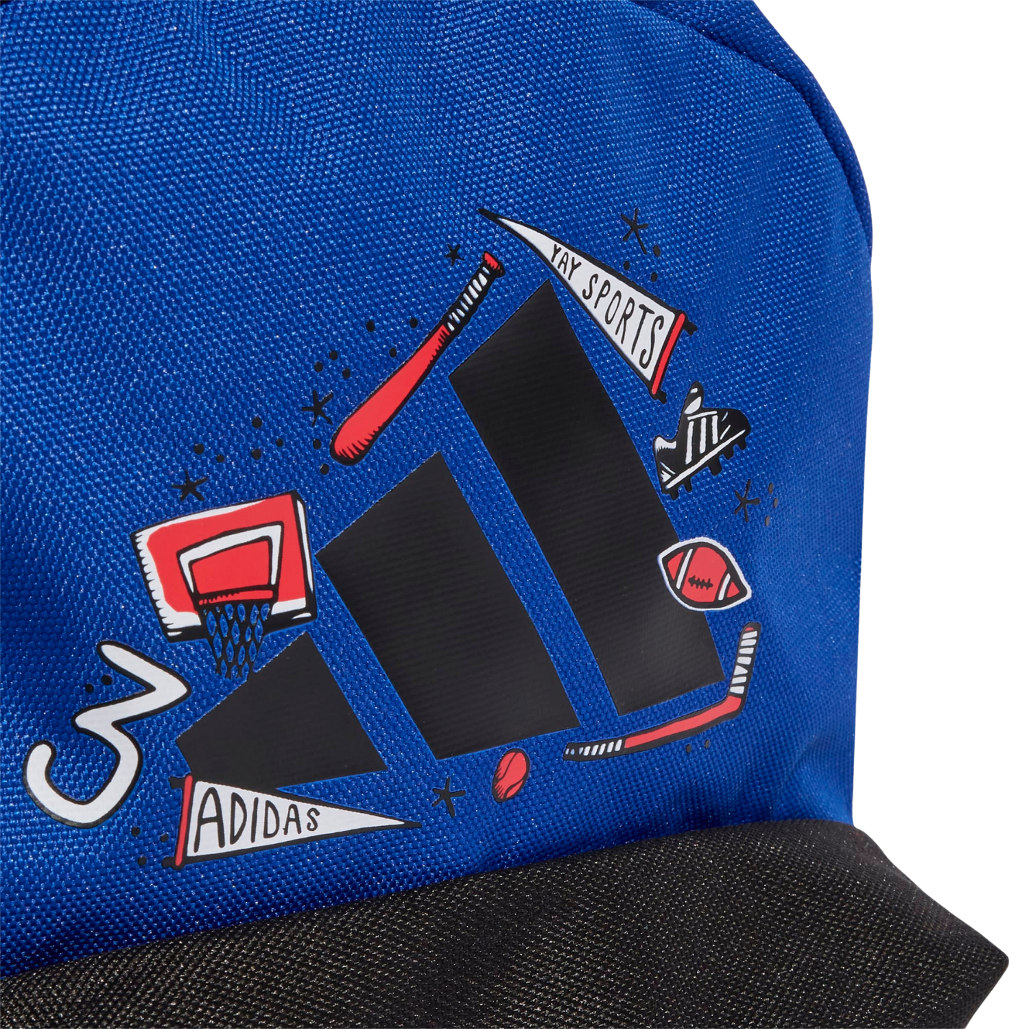Adidas Little Kids Doodle Backpack - Royal Blue/Black