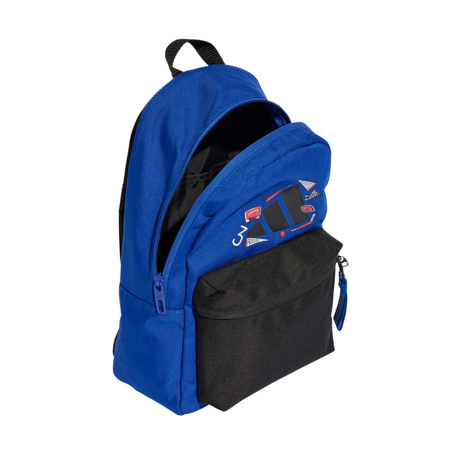 Adidas Little Kids Doodle Backpack - Royal Blue/Black