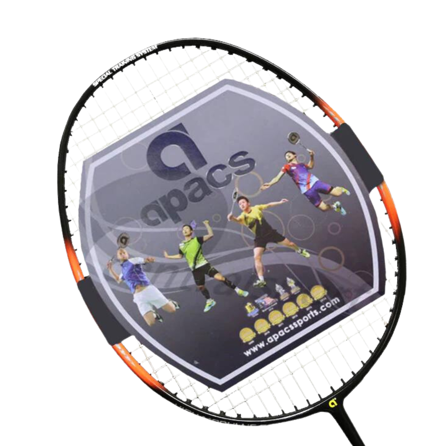 Apacs W-140g Badminton Training Racket Strung - Black