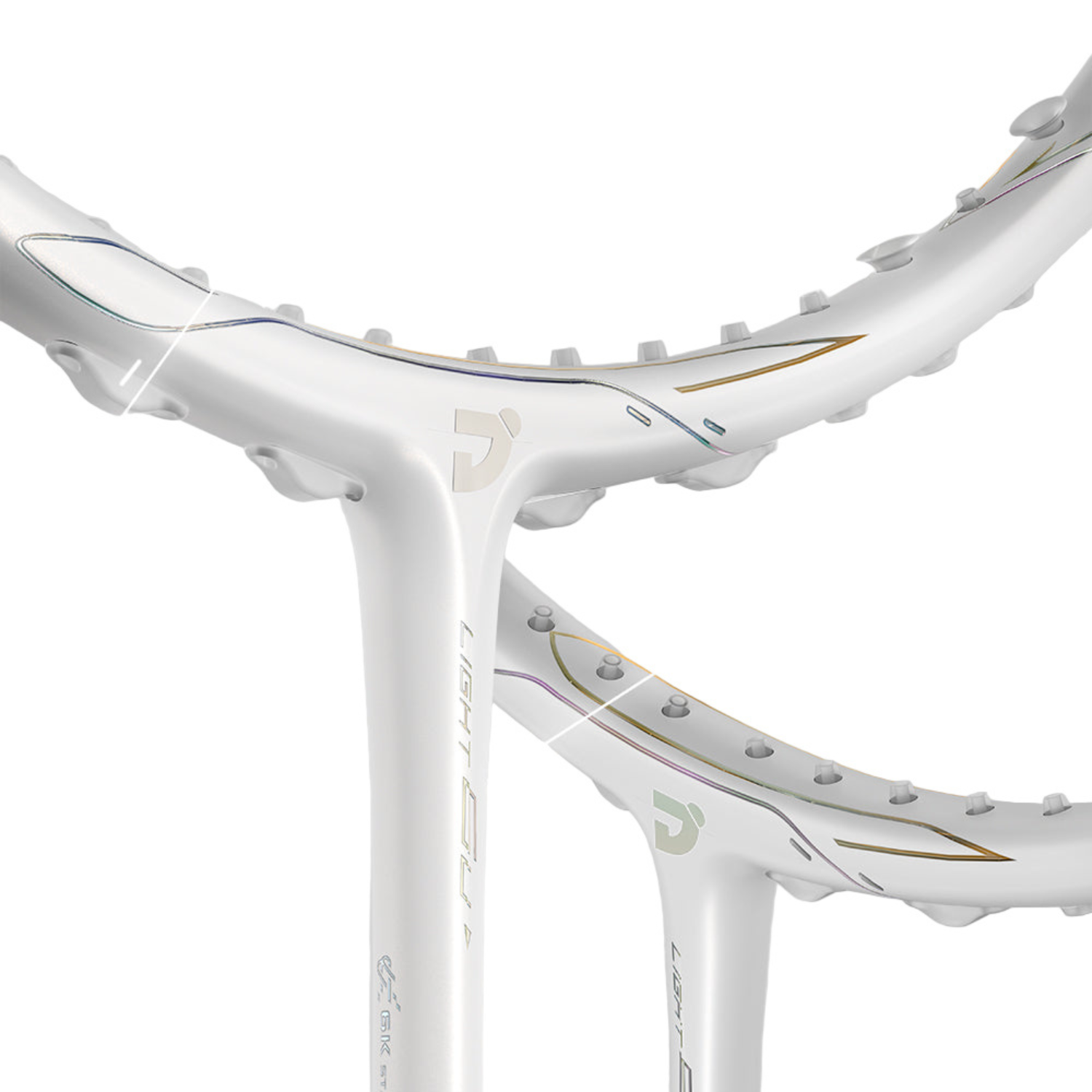 Jnice Air Katana Game 5U Unstrung Badminton Racket - White Badminton Rackets JNICE
