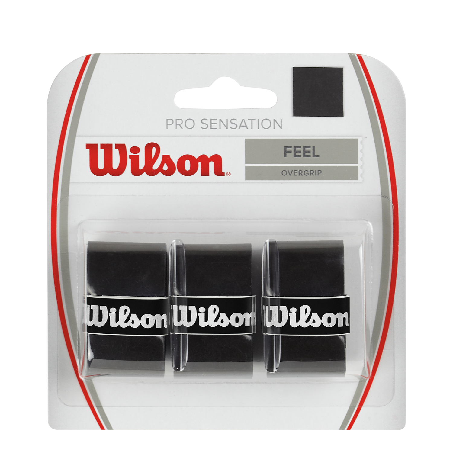 Wilson Pro Overgrip Sensation 3 Pack - Black