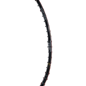 Hundred Ioniq 80 Limited Edition 4U Badminton Racket - Black/Orange Red