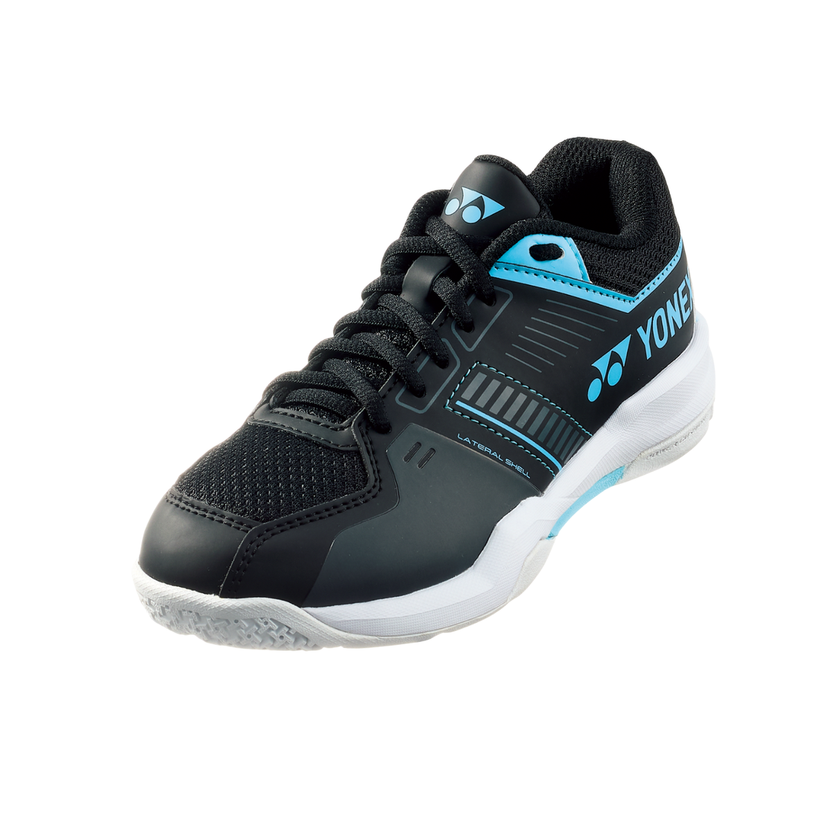 Yonex SHBSF1JREX PC Strider Flow Badminton Shoe Junior Lace - Black/Bl