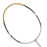 Hundred Atomic X 38 Power Badminton Racket - White/Gold White Gold 3U6 Badminton Rackets Hundred