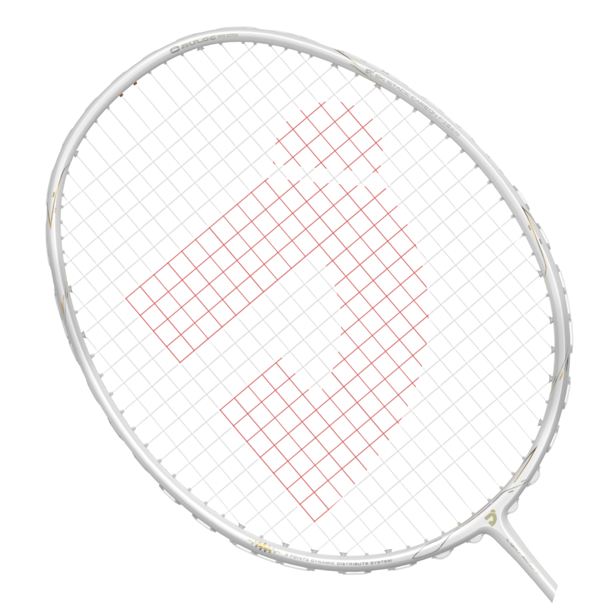 Jnice Air Katana Game 5U Unstrung Badminton Racket - White White 5U Badminton Rackets JNICE