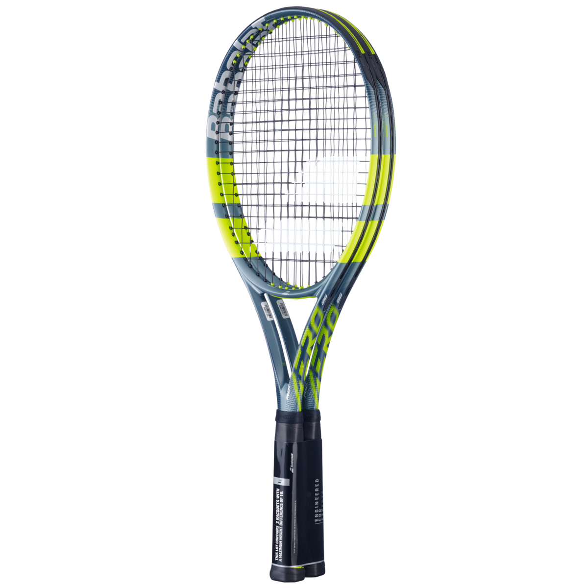 Babolat Pure Aero 98 X2 2026 Tennis Racket Unstrung - Grey/Yellow Tennis Rackets Babolat