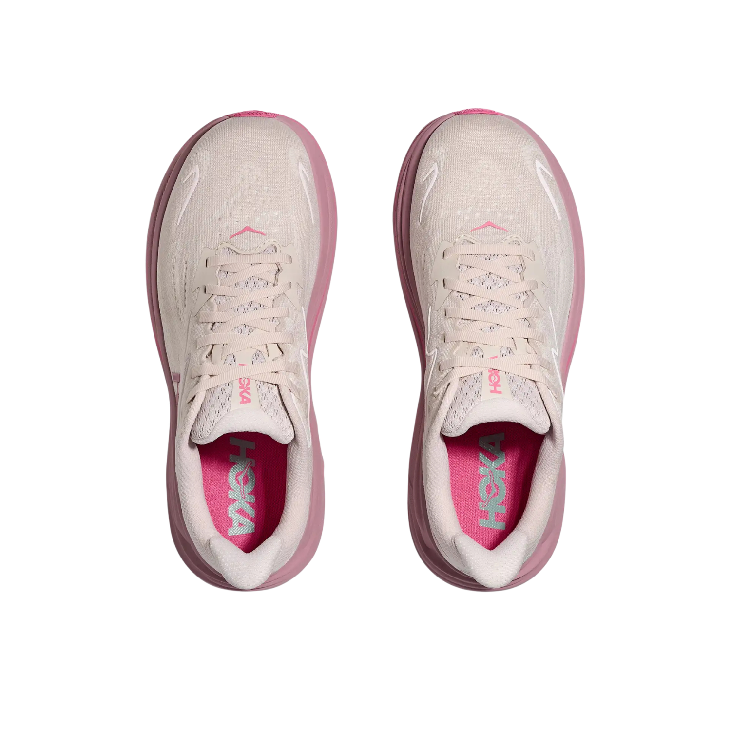 Hoka Clifton 10 Running Shoe Women - Rose Cream/ Dried Rose Running Shoes Hoka