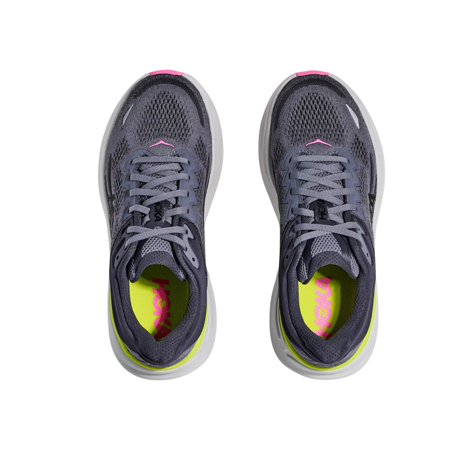 Hoka Bondi 9 Running Shoe Women - Charcoal Grey/ Grey Skies Running Shoes Hoka