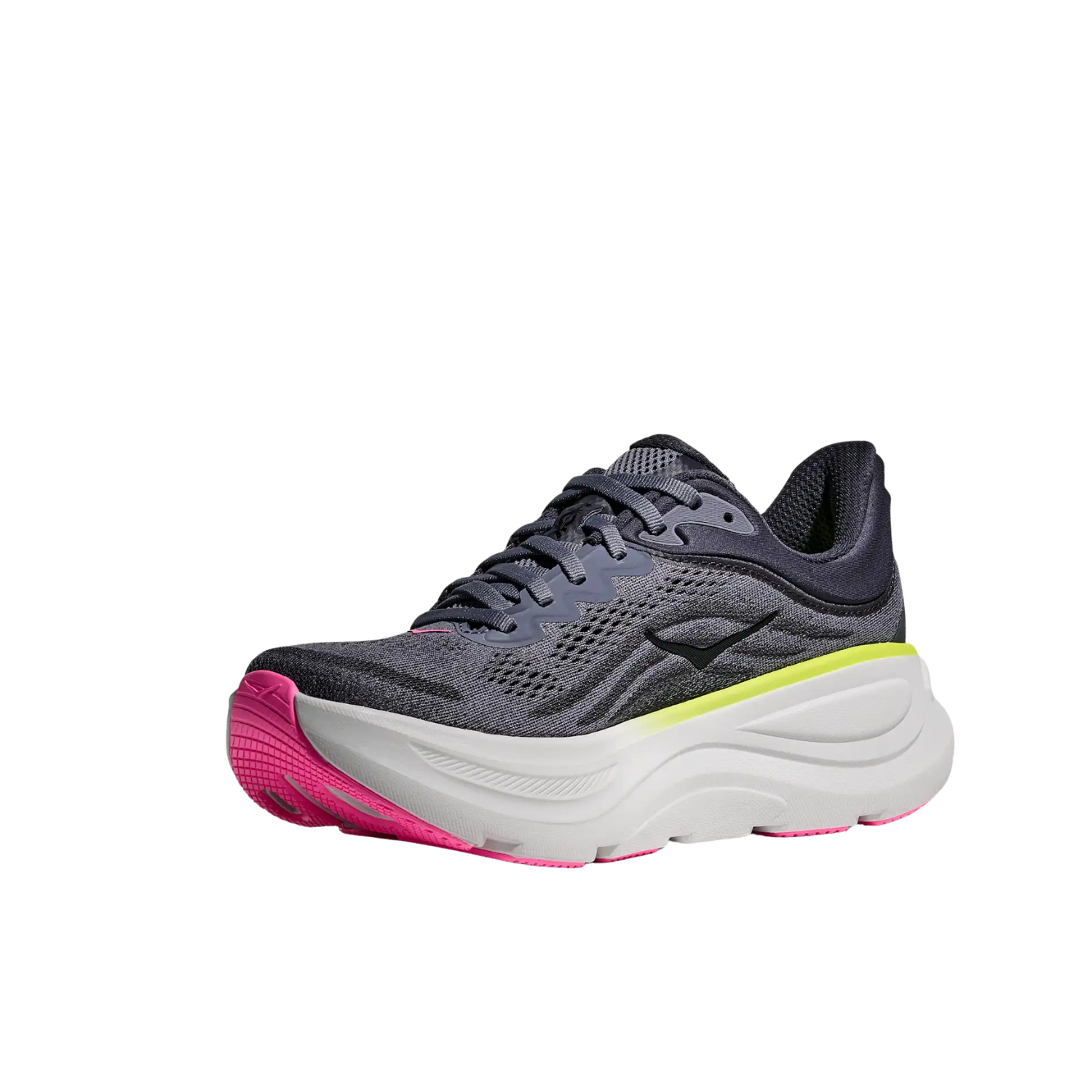 Hoka Bondi 9 Running Shoe Women - Charcoal Grey/ Grey Skies Running Shoes Hoka