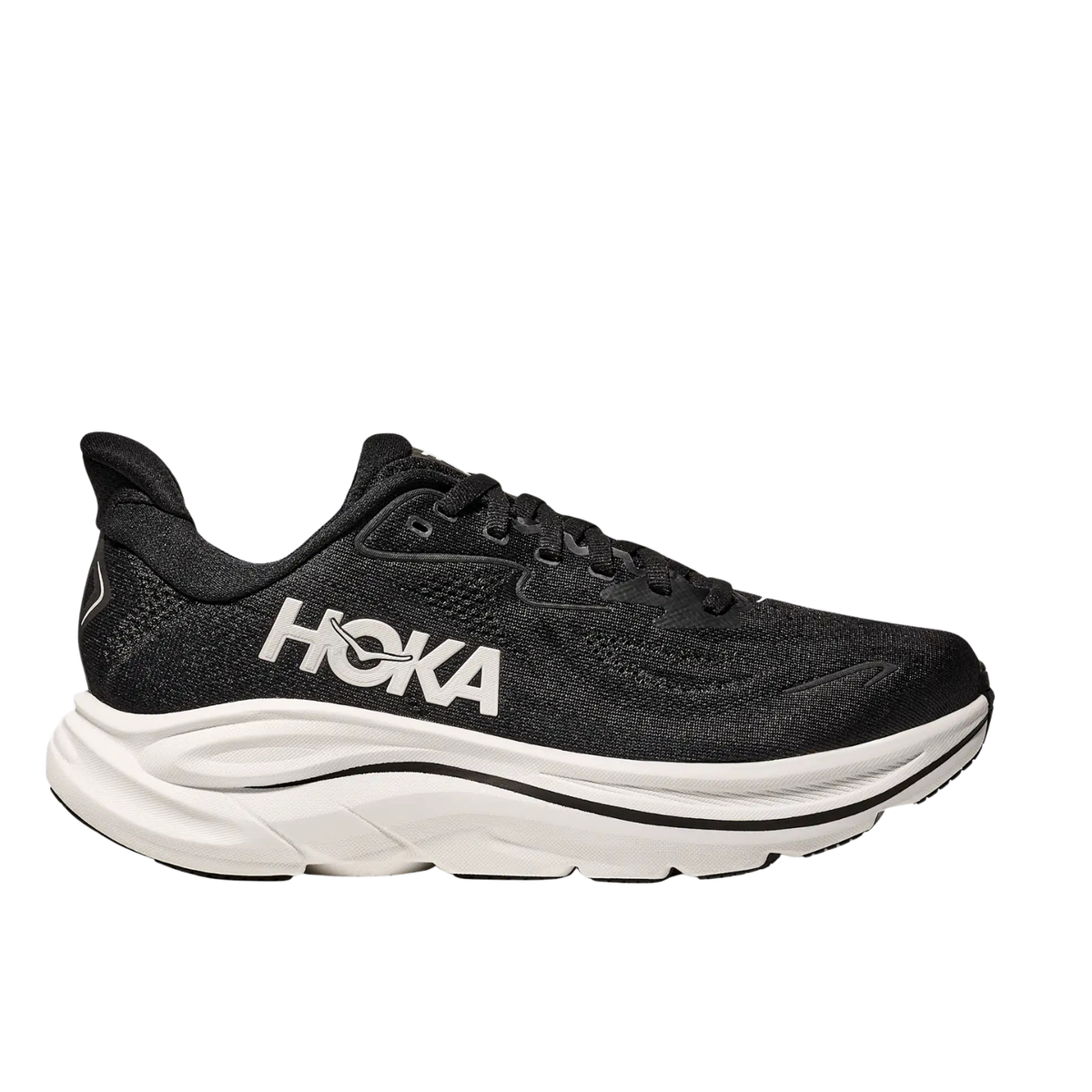 Hoka Clifton 10 Running Shoe Women - Black/White Black White Running Shoes Hoka