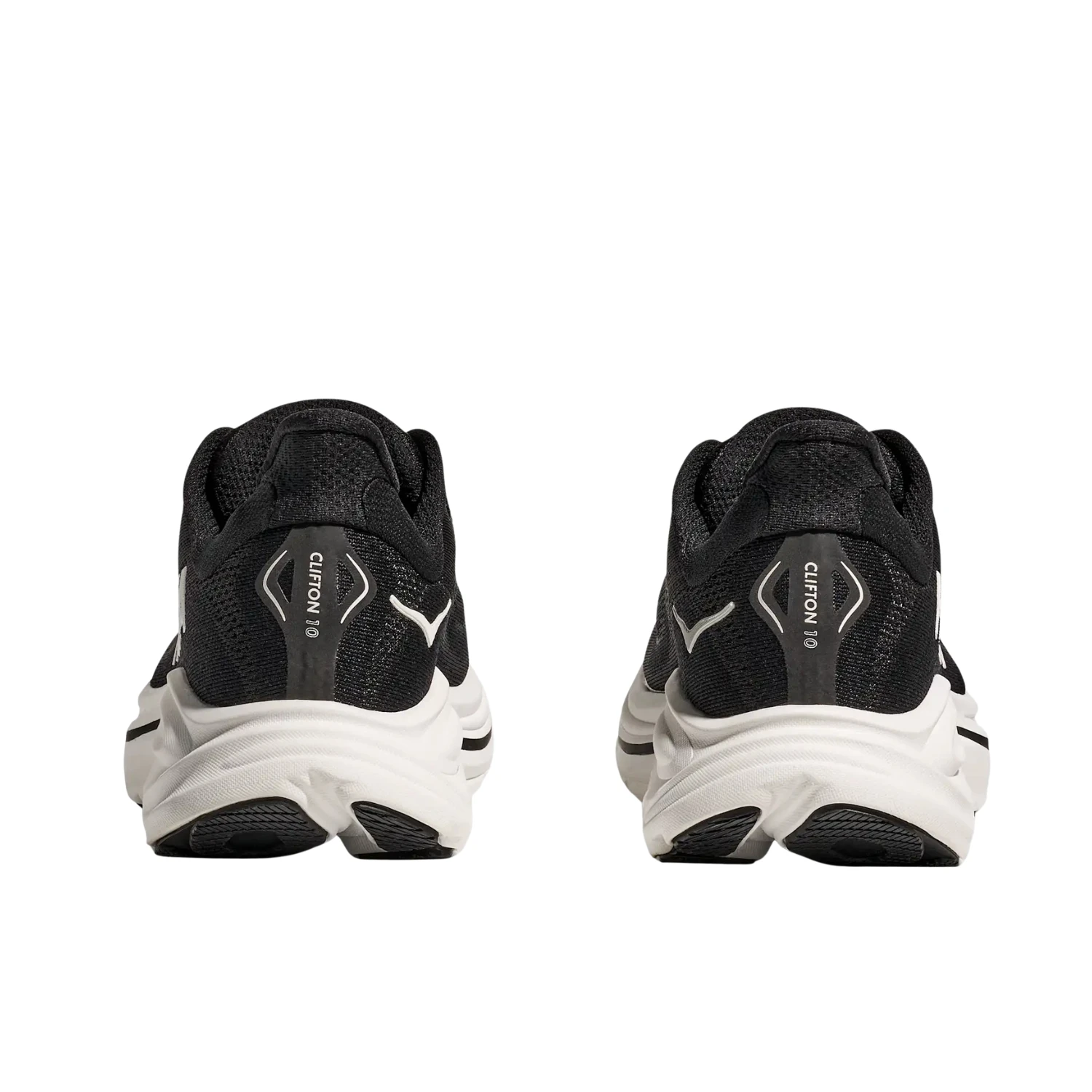 Hoka Clifton 10 Running Shoe Women - Black/White Running Shoes Hoka