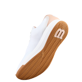 Wilson Intrigue Lite Tennis Shoe Women - White/Cameo Rose/Gum Tennis Shoes Wilson