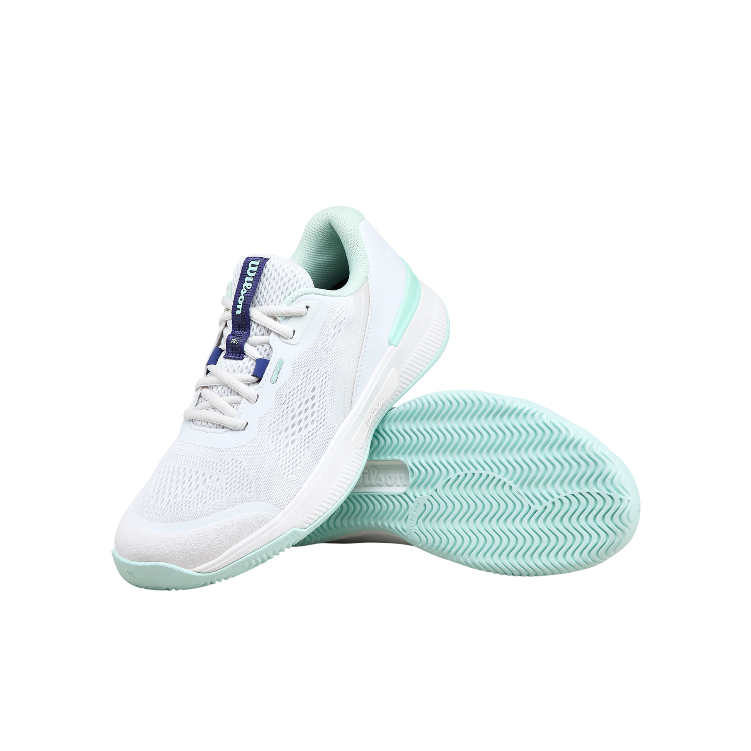 Wilson Intrigue Pro Tennis Shoe Women - White/Bay/Skip Blue Tennis Shoes Wilson