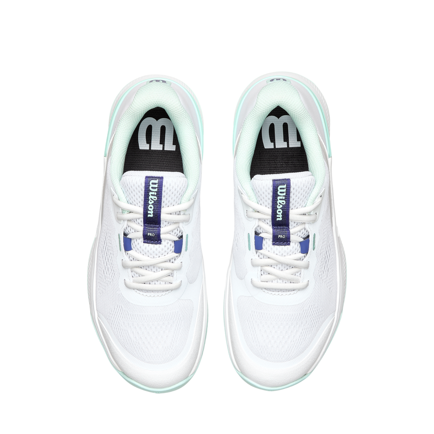 Wilson Intrigue Pro Tennis Shoe Women - White/Bay/Skip Blue Tennis Shoes Wilson
