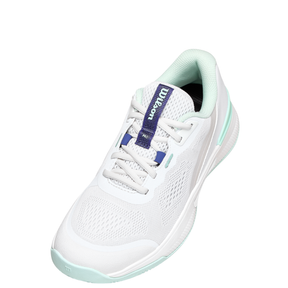Wilson Intrigue Pro Tennis Shoe Women - White/Bay/Skip Blue Tennis Shoes Wilson
