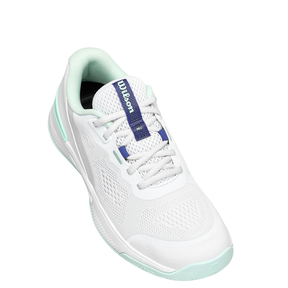 Wilson Intrigue Pro Tennis Shoe Women - White/Bay/Skip Blue Tennis Shoes Wilson