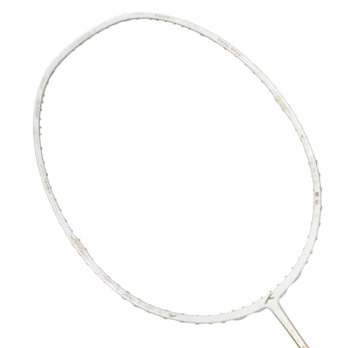 Hundred Ioniq 80 Limited Edition 4U Badminton Racket - White/Gold White Gold 4U5 Badminton Rackets Hundred