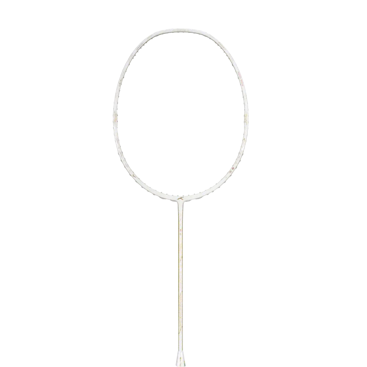 Hundred Ioniq 80 Limited Edition 4U Badminton Racket - White/Gold Badminton Rackets Hundred