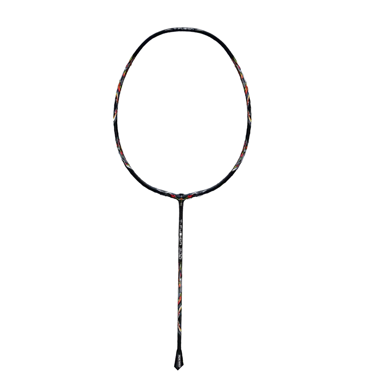 Hundred T-Fusion 300 4U Badminton Racket - Black Badminton Rackets Hundred