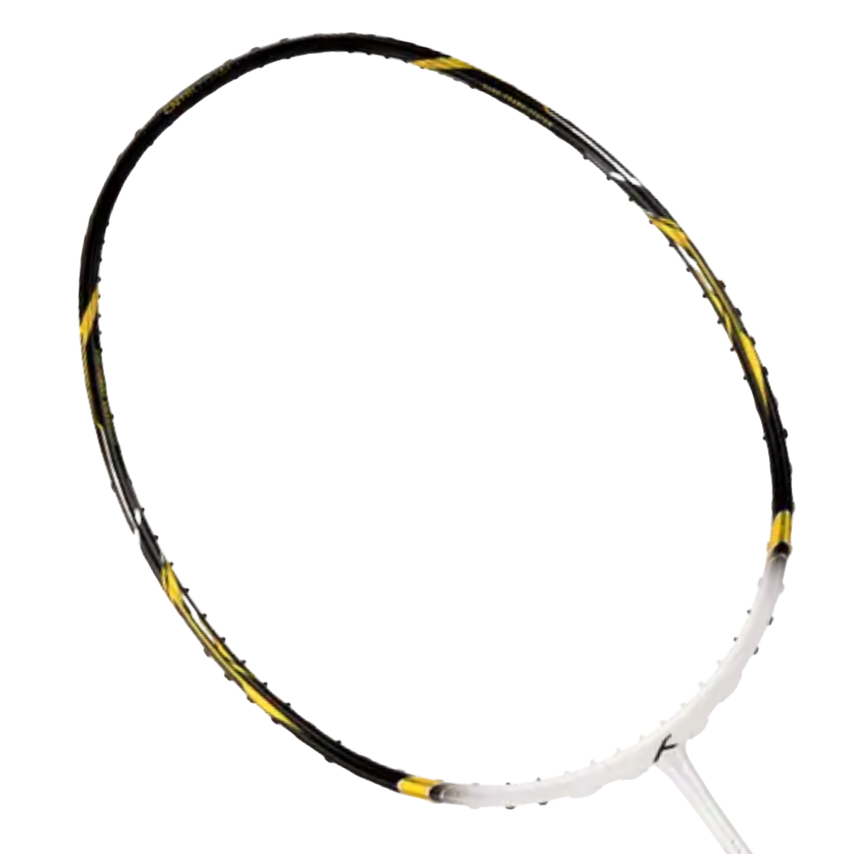 Hundred Atomic X Dark Sword 4U Badminton Racket - White/Black White Black 4U6 Badminton Rackets Hundred