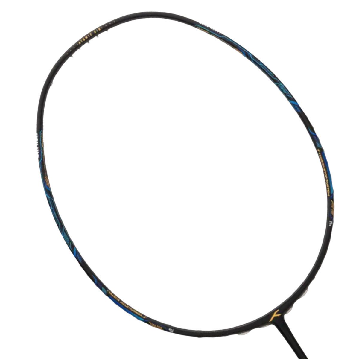 Hundred Atomic Air 77 Badminton Racket - Black/Blue Black Blue 5U6 Badminton Rackets Hundred