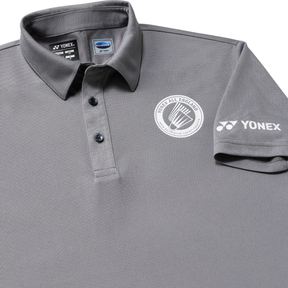 Yonex All England YOB26003EX Souvenir Polo Shirt Unisex - Grey Clothing Yonex