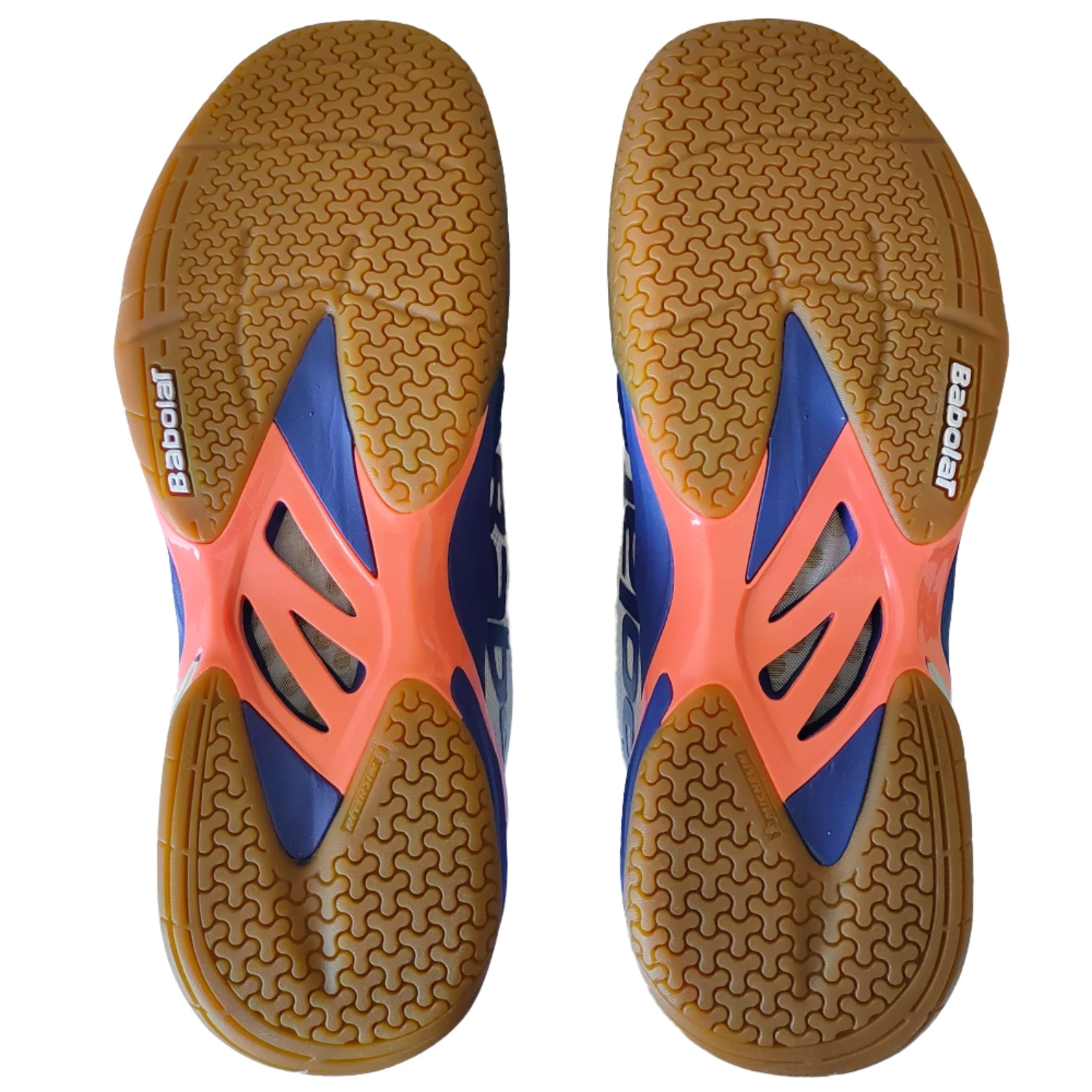 Babolat Shadow 4 Badminton Shoe Men - White/Blue Badminton Shoes Babolat