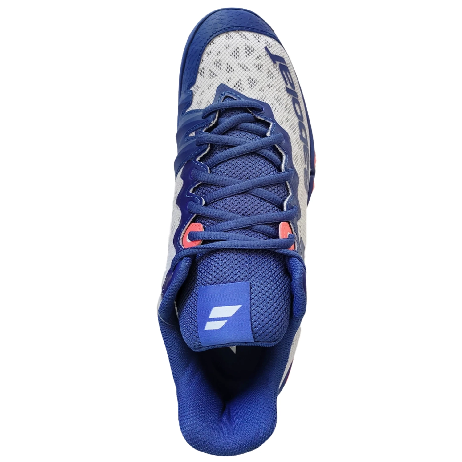 Babolat Shadow 4 Badminton Shoe Men - White/Blue Badminton Shoes Babolat