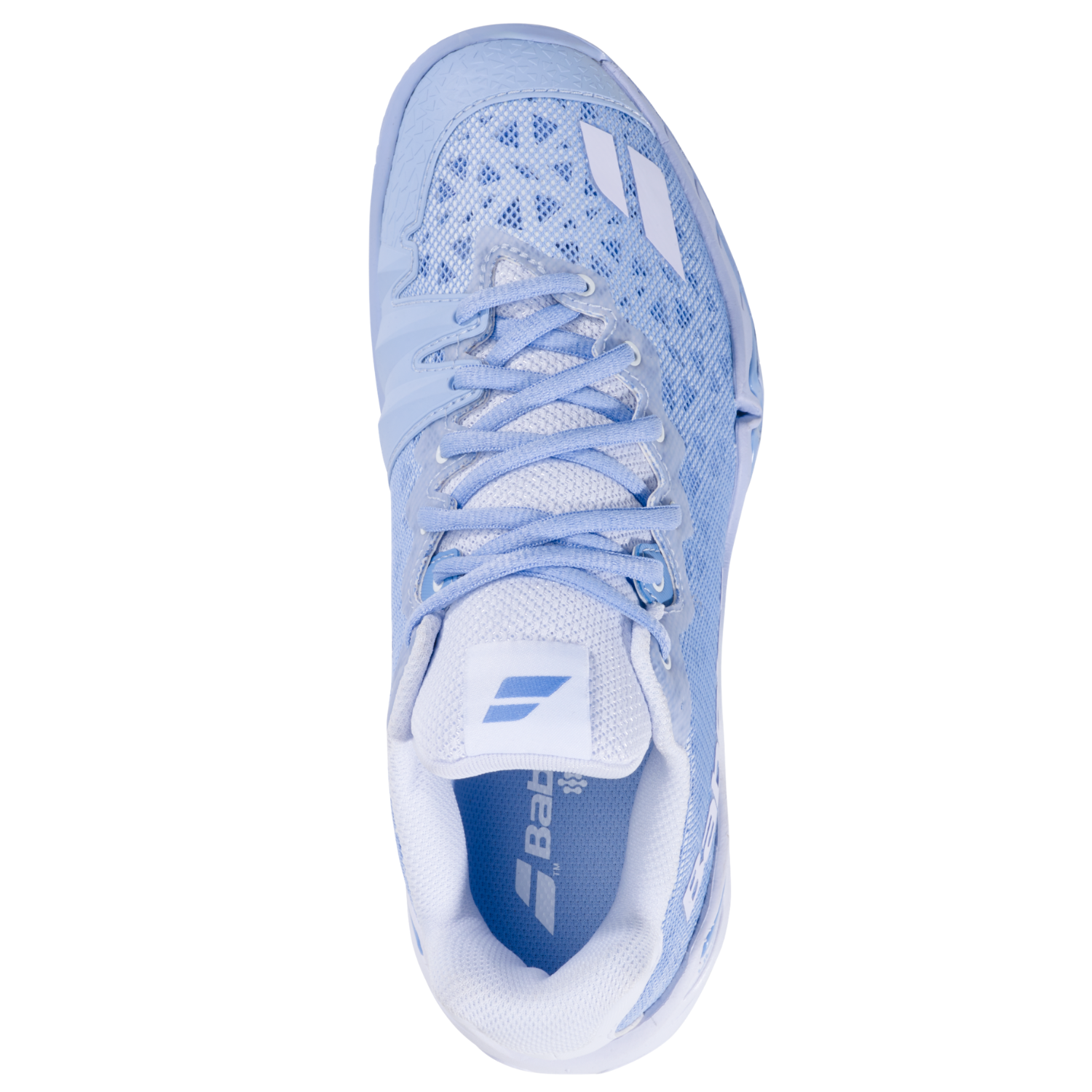 Babolat Shadow 4 Badminton Shoe Women - Snow/Blue Tennis Shoes Babolat