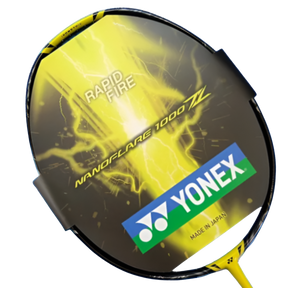 Yonex Nanoflare 1000 Z 4U Badminton Racket Free Restring & Autograph - Lightning Yellow Speed / Unstrung 4UG5 Badminton Rackets Yonex