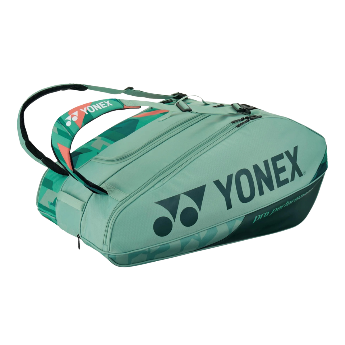 Yonex BA924212EX Pro 12 Racket Bag - Olive Green Olive Green 12 Rackets Luggage Yonex