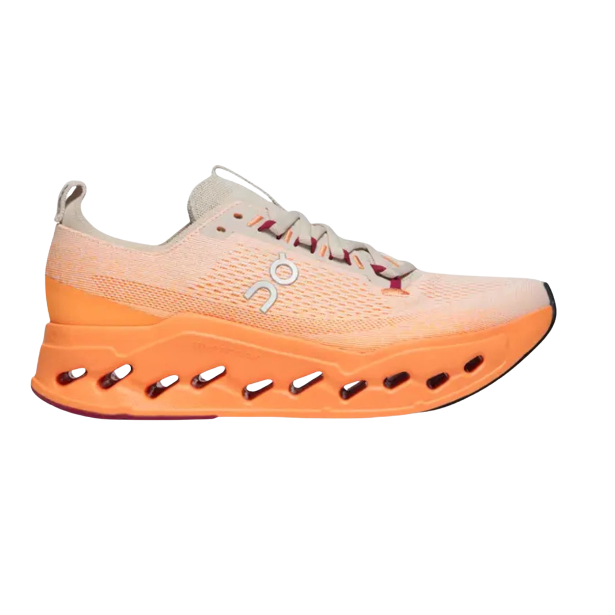 On Running Cloudsurfer Max Running Shoe Men - Pearl/Tangerine by On Running
