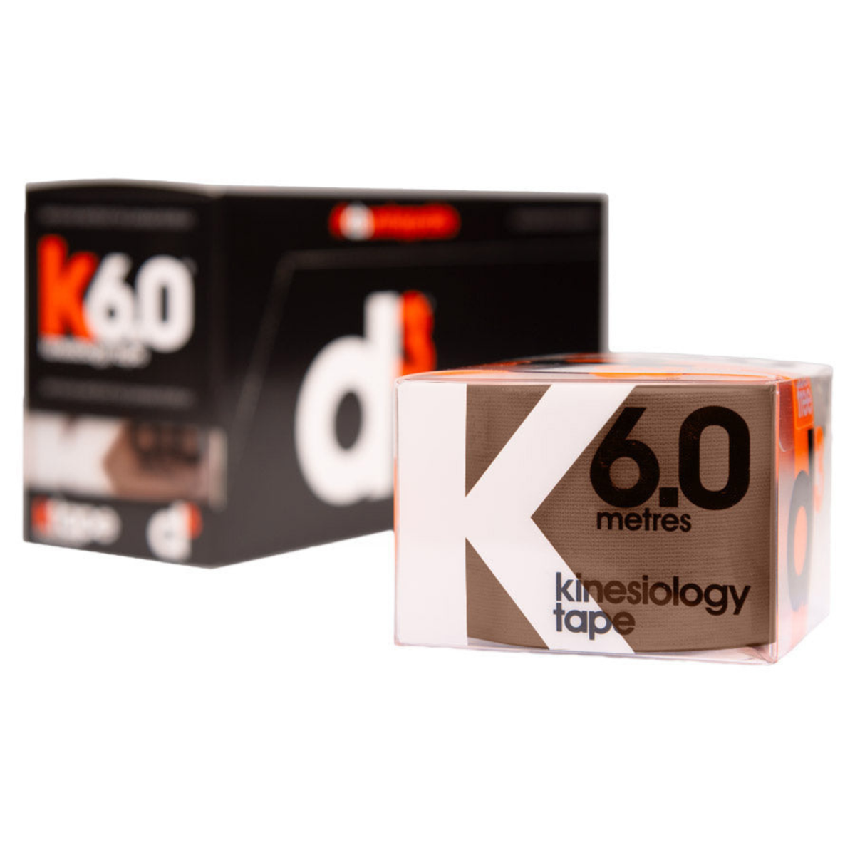 D3 Kinesiology 50mm x6m Tape K6.0 - Light Brown N/A Accessories D3