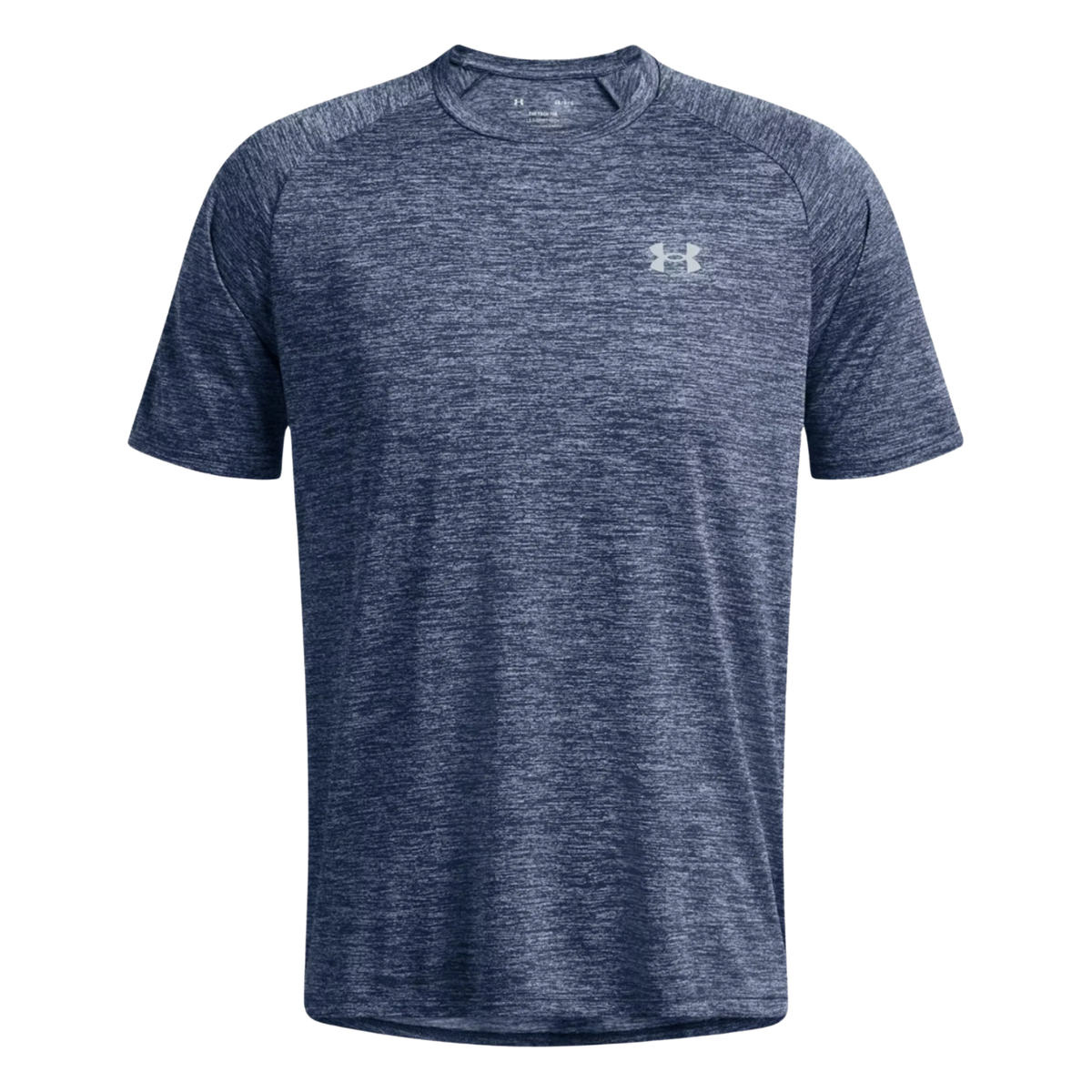 UA Tech 2.0 Mens Crew Neck Shirt 1326413 Academy Steel T Shirt Under Armour