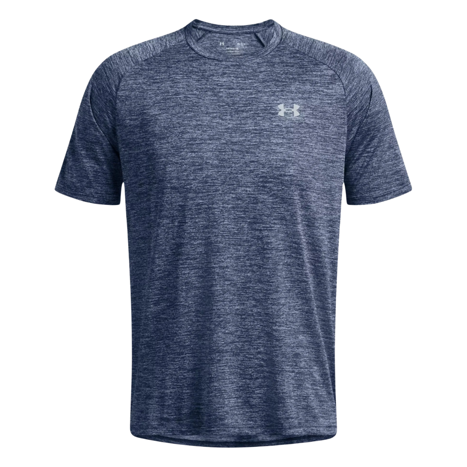 UA Tech 2.0 Mens Crew Neck Shirt 1326413 Academy Steel T Shirt Under Armour