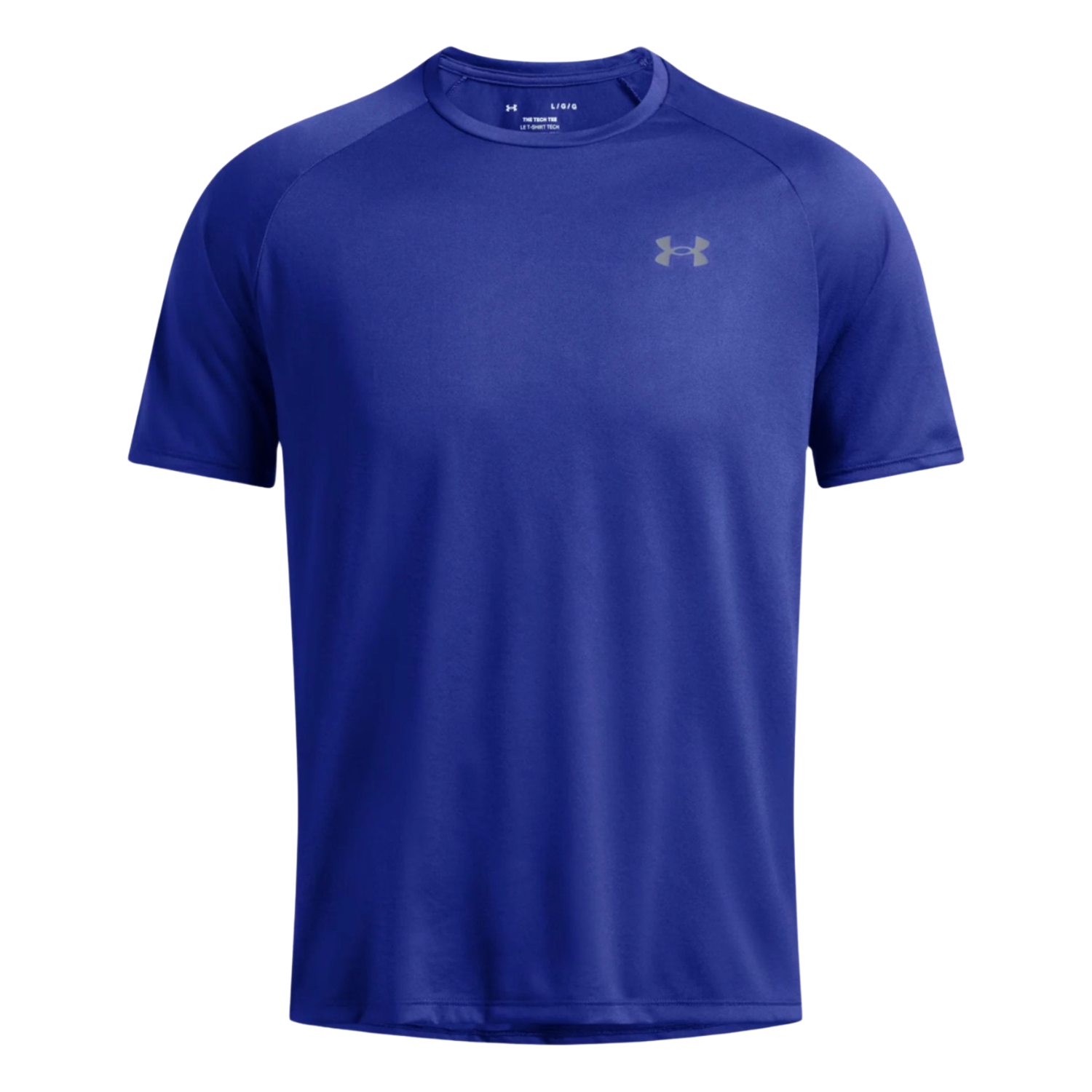 UA Tech 2.0 Mens Crew Neck Shirt 1326413 Royal Graphite T Shirt Under Armour
