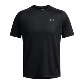 UA Tech 2.0 Mens Crew Neck Shirt 1326413 Black Graphite T Shirt Under Armour