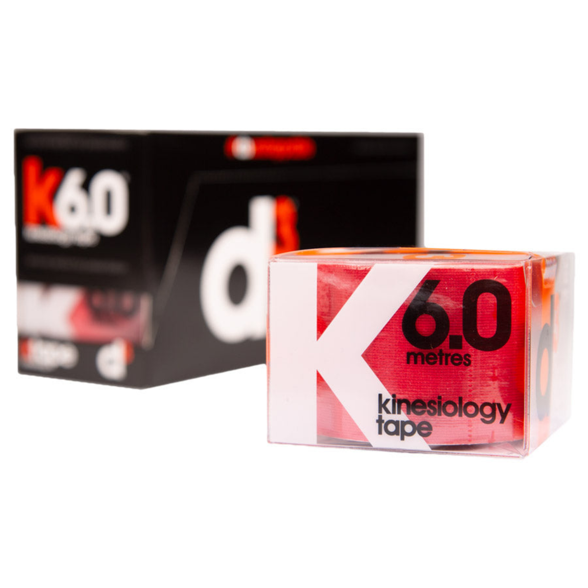 D3 K6.0 Kinesiology Tape (Red) Red 50mm x 6m Training Aids D3