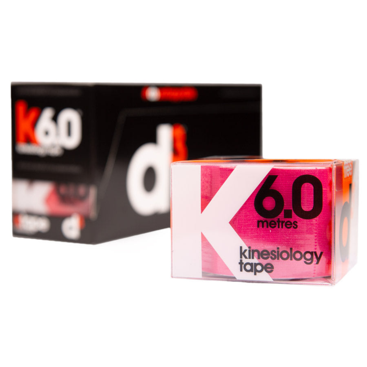 D3 K6.0 Kinesiology Tape (Pink) Pink 50mm x 6m Training Aids D3