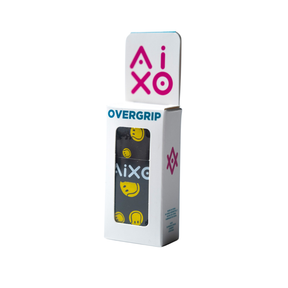 Aixo Smiley Ball Dry Overgrip Blue Overgrips Aixo