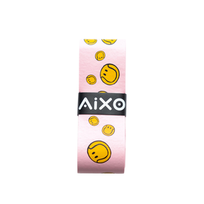 Aixo Smiley Ball Dry Overgrip Black Overgrips Aixo