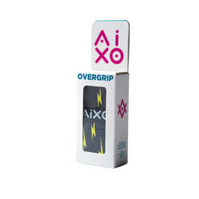 Aixo Lightning Tacky Overgrip Black Overgrips Aixo