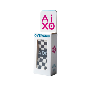Aixo Checker Dry Overgrip Black & Yellow Overgrips Aixo