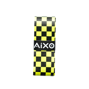 Aixo Checker Dry Overgrip Black & Yellow Overgrips Aixo