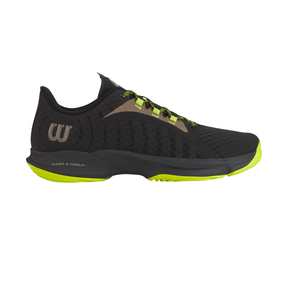 Wilson Hurakn Pro Padel Shoe Men - Black/Lime Black Lime Padel Shoes Wilson