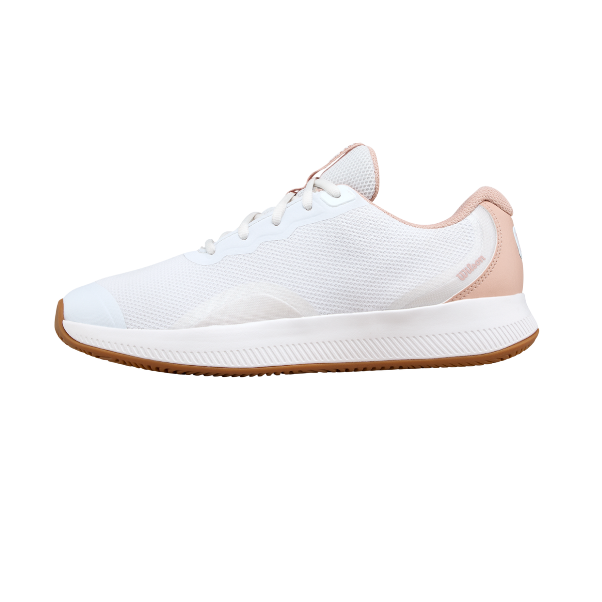 Wilson Intrigue Lite Tennis Shoe Women - White/Cameo Rose/Gum Tennis Shoes Wilson