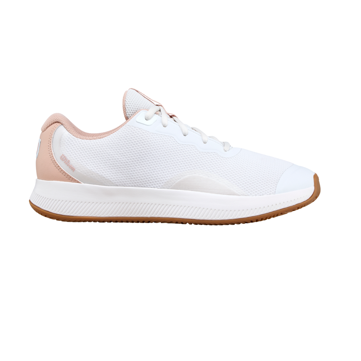 Wilson Intrigue Lite Tennis Shoe Women - White/Cameo Rose/Gum White Cameo Rose Gum Tennis Shoes Wilson