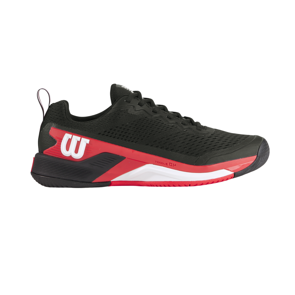 Wilson Rush Pro 4.5 Tennis Shoes Men - Black/Red Black Infrared White Tennis Shoes Wilson