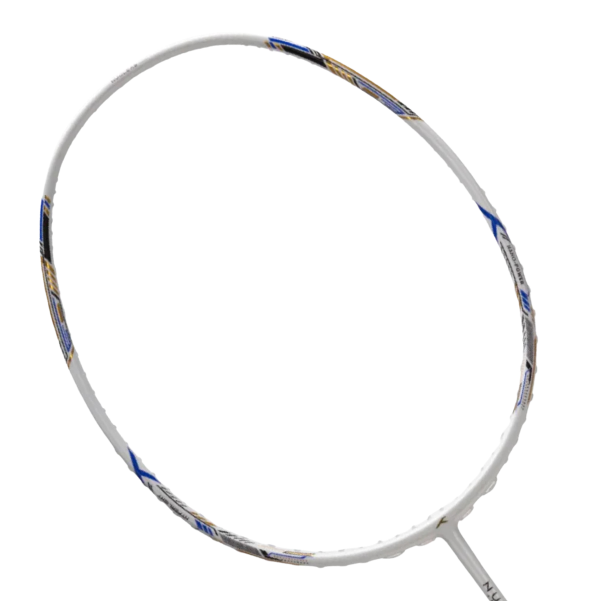 Hundred Nuclear 72 6U Badminton Racket - White/Black/Blue White Black Blue 6U6 Badminton Rackets Hundred